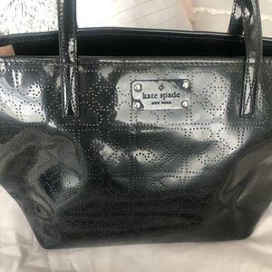 Kate Spade black medium tote purse
